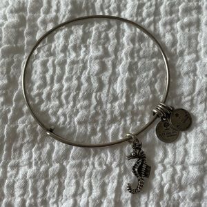Silver Seahorse Alex and Ani Bracelet